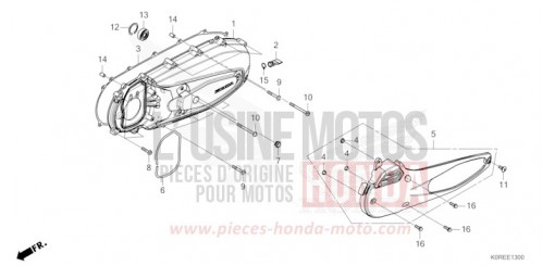 PANNEAU LATERAL GAUCHE SH125ADT de 2026